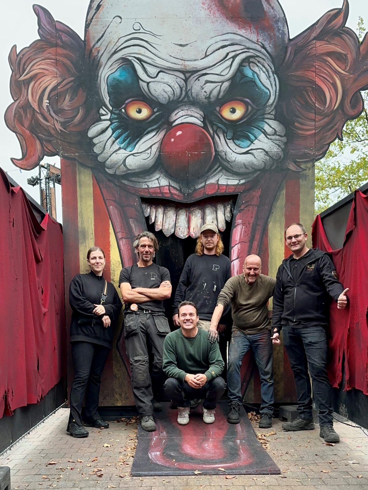 grote clown portal
