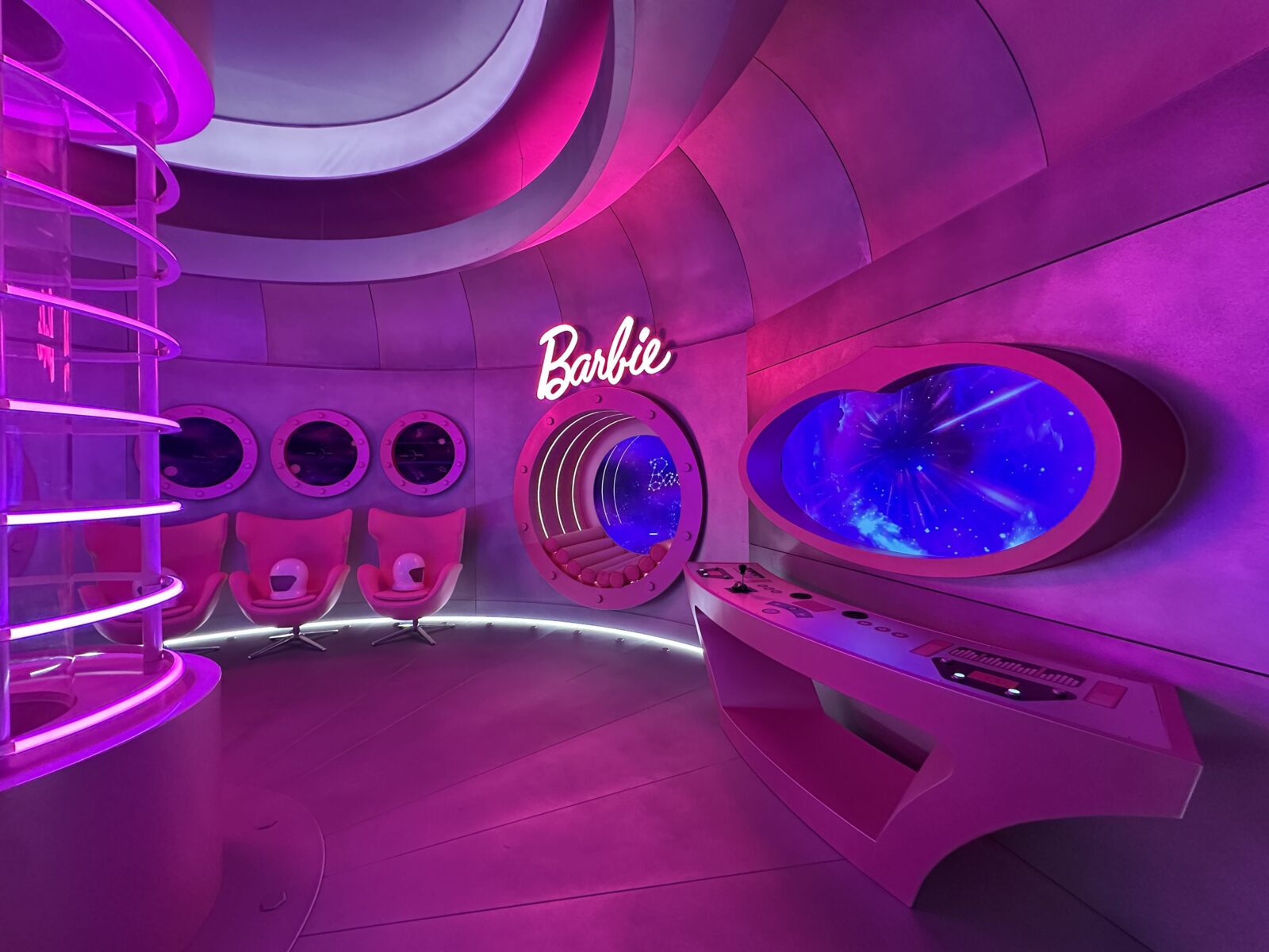 Barbie Experience inside the Rocket