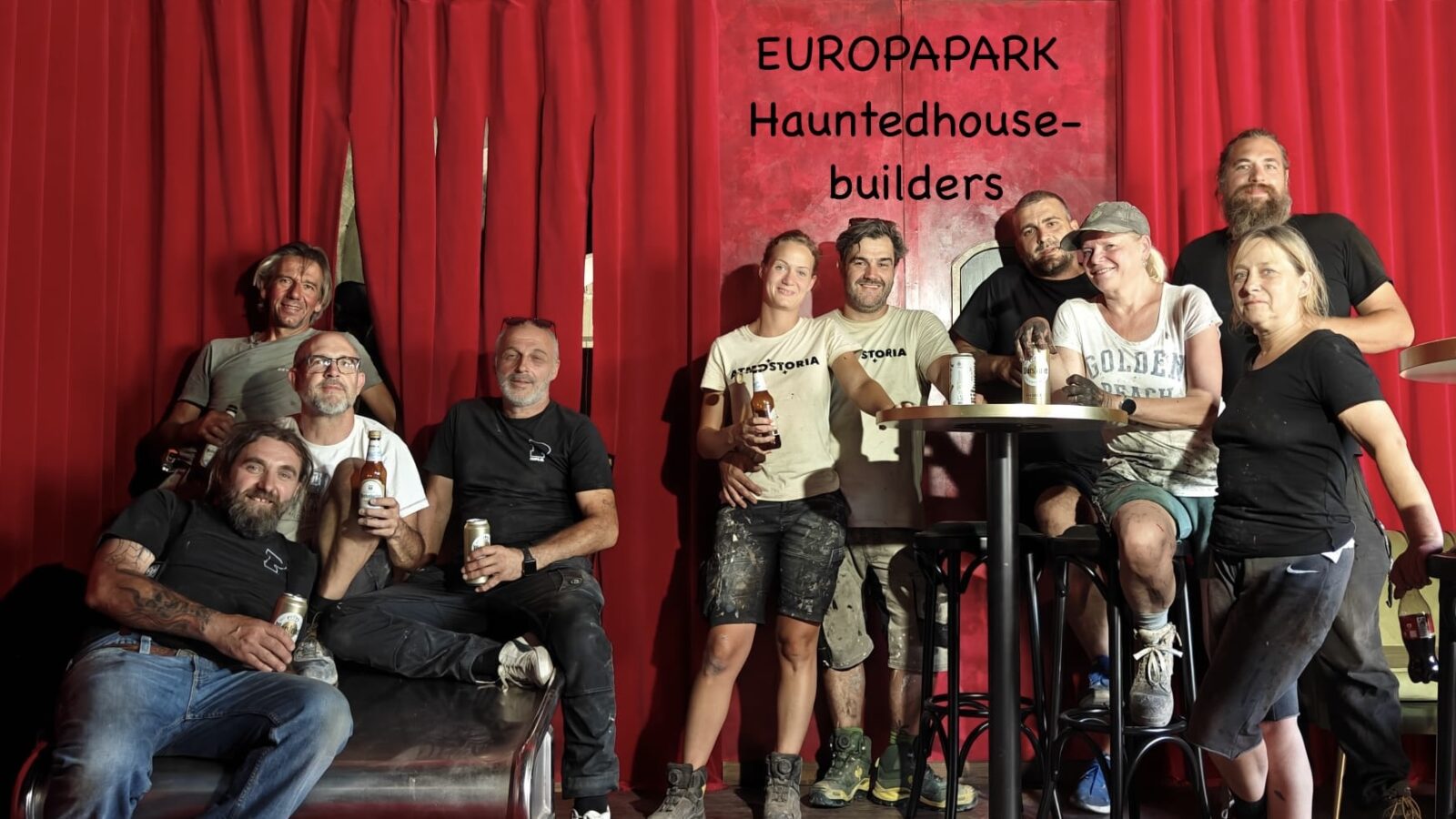 Europapark Hauntedhouse builders Props